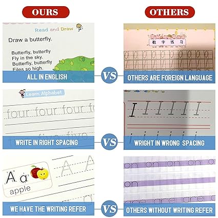 4 Pc Magic Practice Copybook