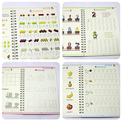 4 Pc Magic Practice Copybook